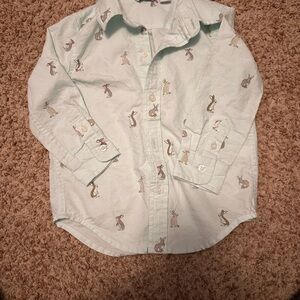 Janie and Jack Easter Button Down